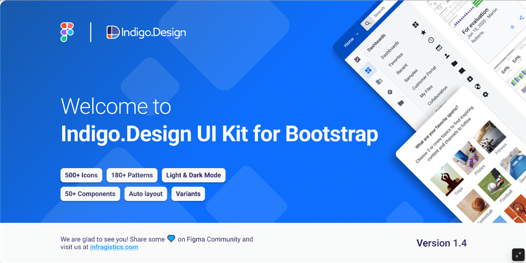 Kit de interfaz de usuario Figma para Bootstrap