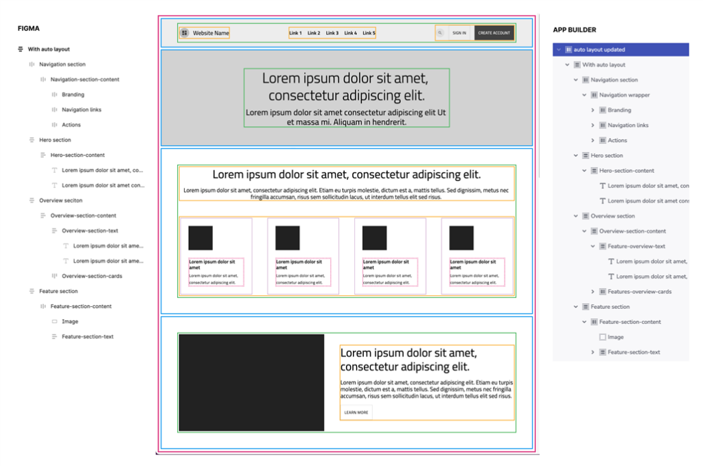 Figma auto-layout