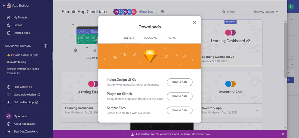 Downloading Sketch plugin