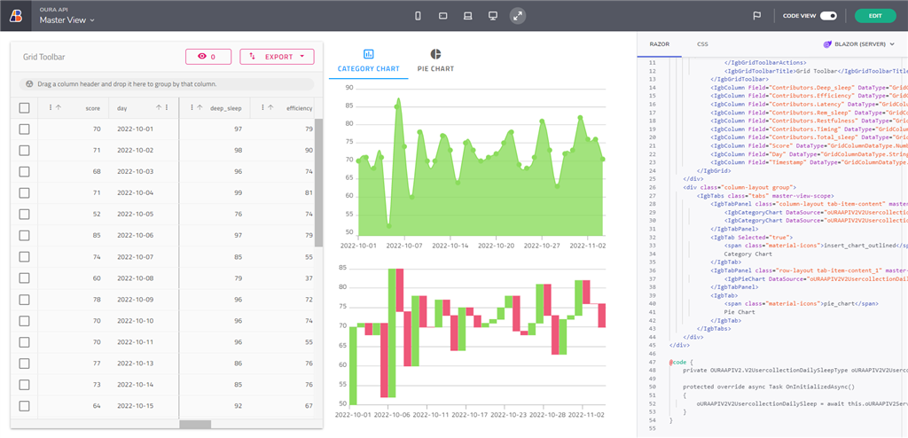 Previewing Blazor code 