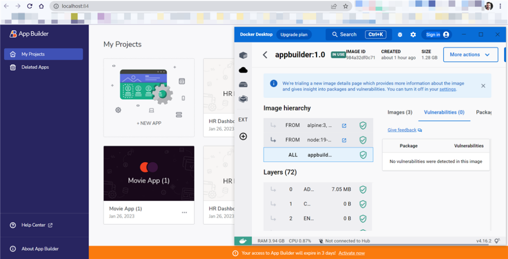 グリッド CRUD アクション、ネストされたデータバインディングのサポート、カテゴリチャートの集計などを含むApp Builderリリース