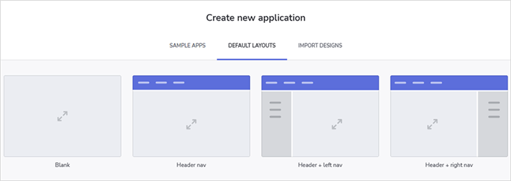 Creando una nueva aplicación con App Builder