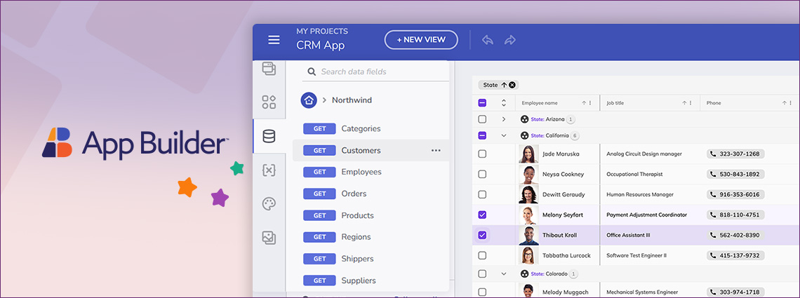 App Builder with conditional data actions release