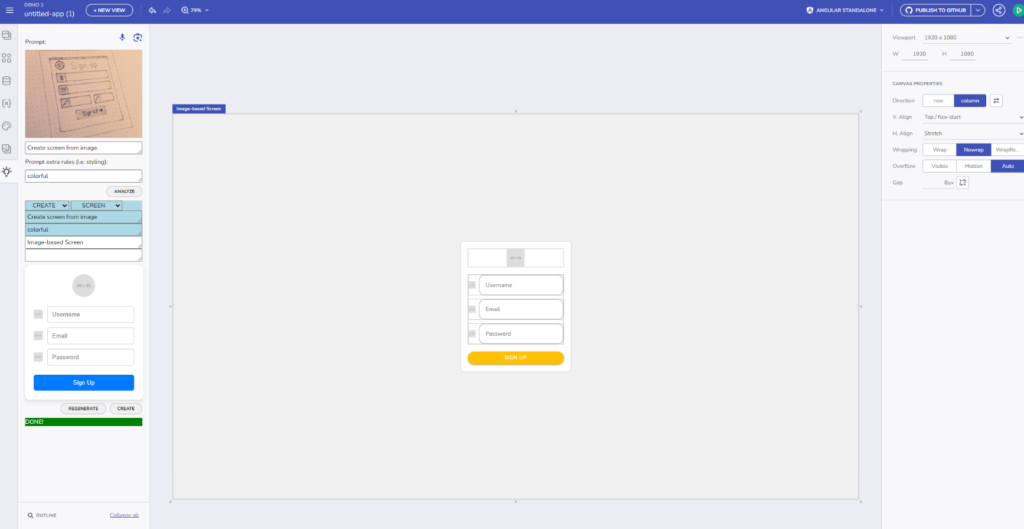 App Builder AI: How Does It Streamline App Development? Forms generation preview