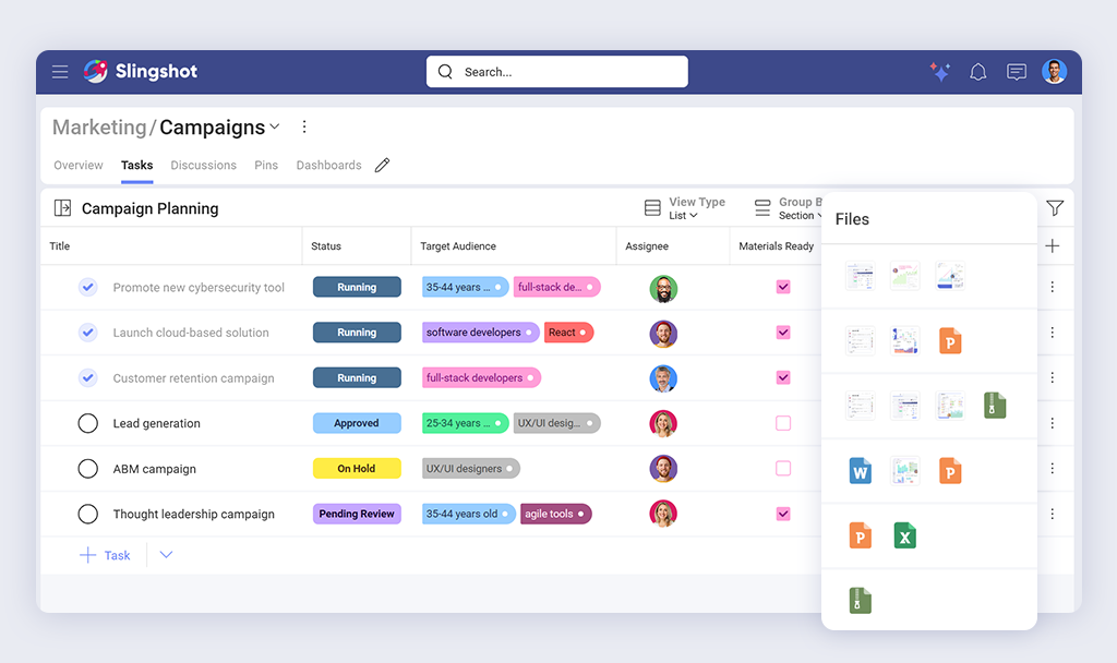 New Release: Enhanced Project Management Capabilities in Slingshot