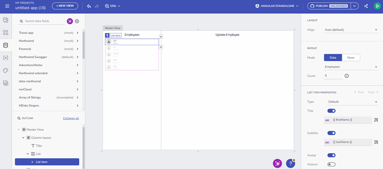 Criando formulários React com App Builder facilitado