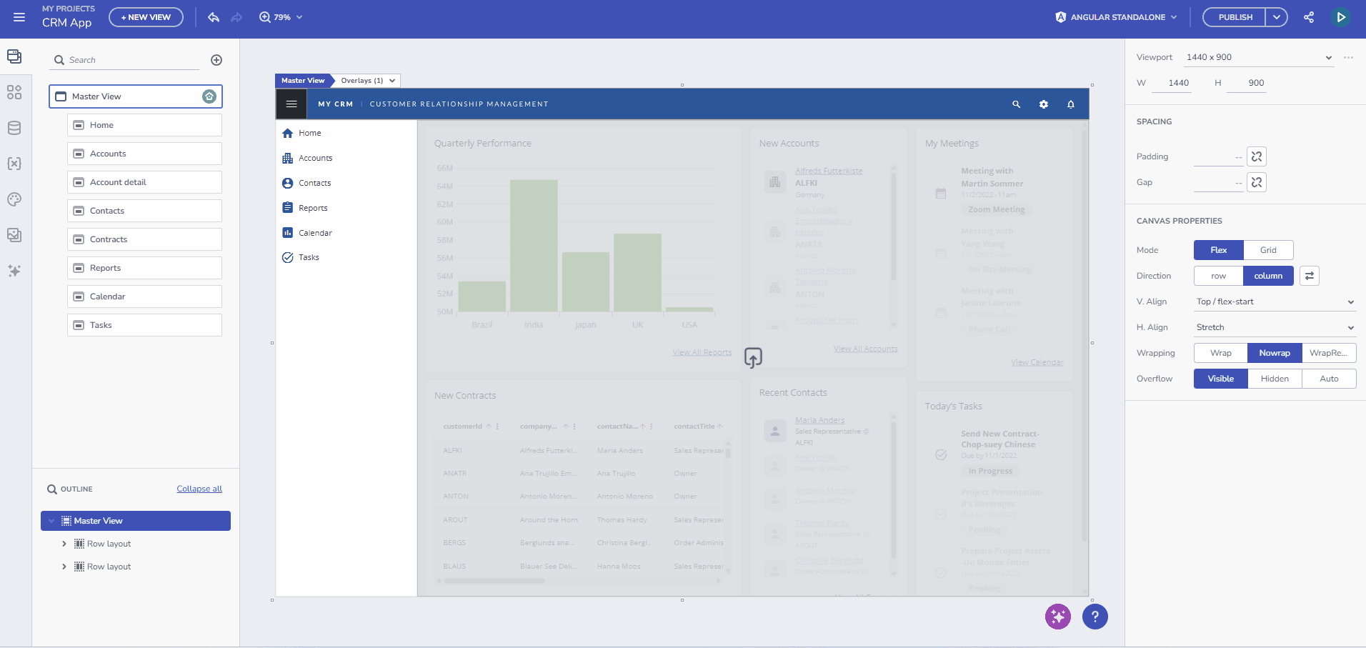 Seleção de itens da lista