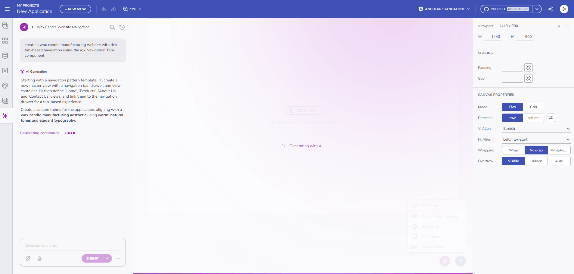 New Components Are Out: Grid Lite, On-Prem AI configs & AI UX improvements AI Loading screen experience