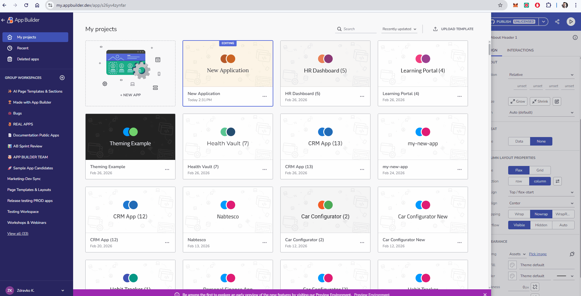 New Components Are Out: Grid Lite, On-Prem AI configs & AI UX improvements Grid lite example